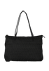 Zucca Zip Tote, £375, Handbags, Black, Canvas, Front view